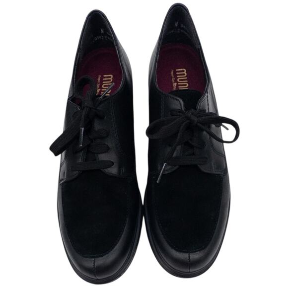 Munro Women's Veranda Women's Lug Sole Oxford Loafer Shoes Black Size 9 Narrow - Picture 5 of 8